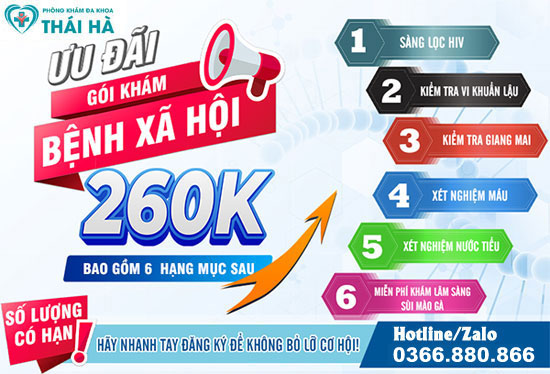 Top 11 địa chỉ khám chữa bệnh giang mai ở đâu tốt nhất tại Hà Nội